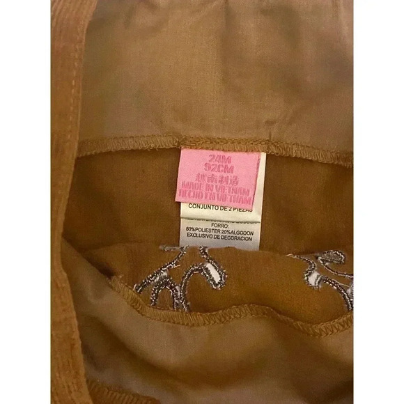 Christmas baby girl‎ reindeer overall dress size 24 months - Picture 4 of 4